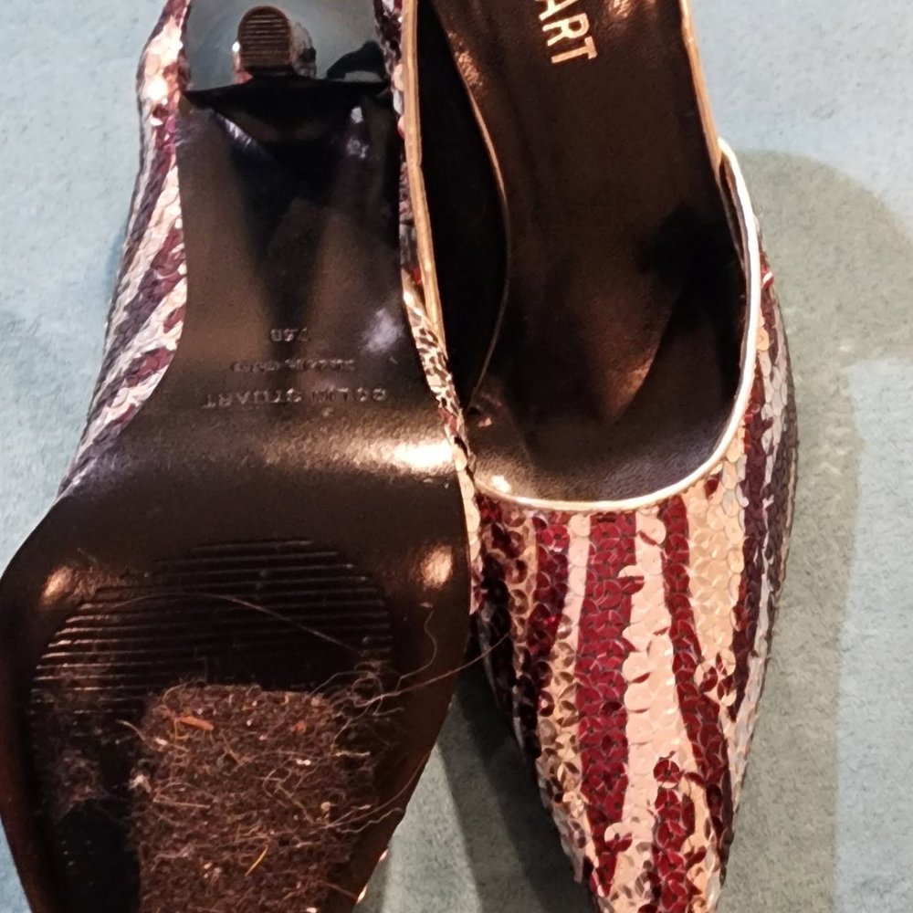 Colin Stuart Sequin Heels - image 2